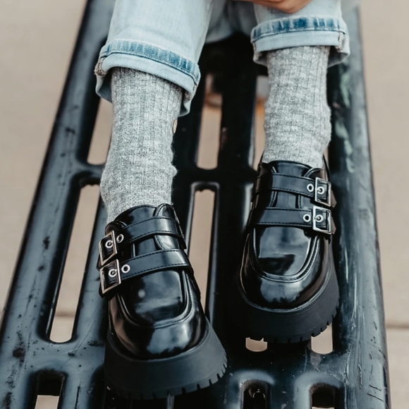 Zodiac Shoes - Zodiac  | Perri Platform Double Buckle Loafers